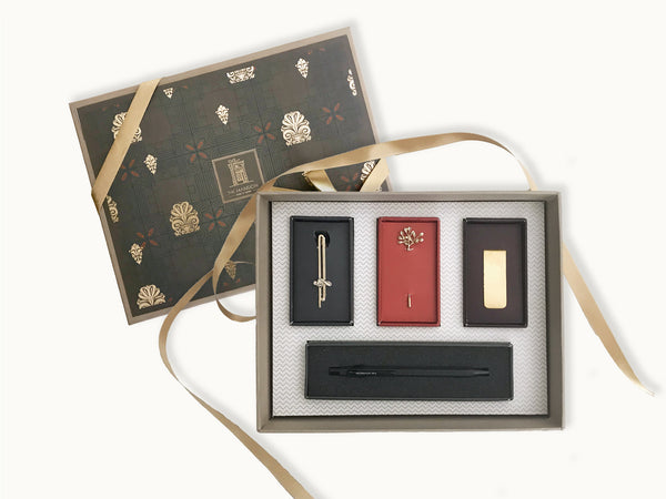 5pcs/set Luxurious Gifts Set for Men Top Brand Vintage Men's Watches  Handmade Weaver Bead Bangle Gift Box for Husband Boyfriend